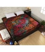 Indan 100% Cotton Queen Size Multi Star Mandala Tapestry