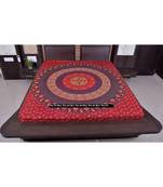 Indan 100% Cotton Queen Size Red Mandala Tapestry