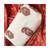 Women's Off White & Red Cotton Embroidered Dress Material With Dupatta