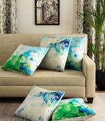 Multicoloured Set of 5 12" x 12" Square Geometric Cushion Covers