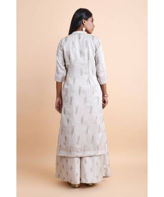 Cloud Grey Kurta 4