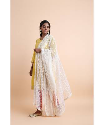 White Rose Dupatta 2