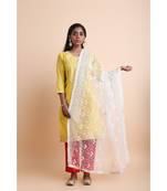 White Rose Dupatta