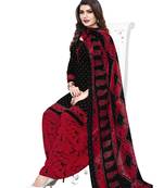 Black Printed Crepe Salwar
