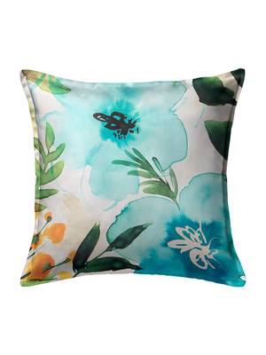 Multicoloured Set of 5 Floral Square Cushion Covers 2