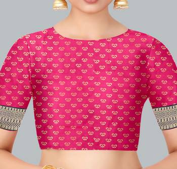 Black woven banarasi silk saree with blouse 4