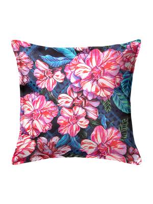 Blue & Pink Set of 5 Floral Square Cushion Covers 2