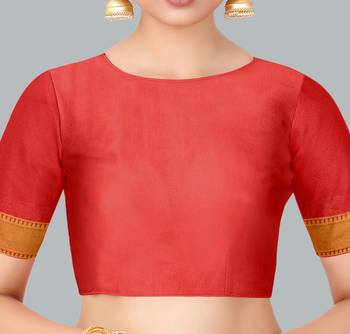 Blue woven banarasi silk saree with blouse 4