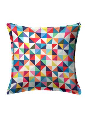Multicoloured Set of 5 Floral Square Cushion Covers 3