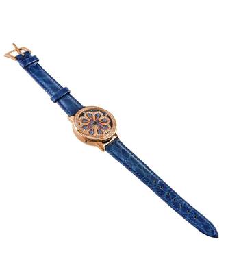 Blue Beautiful Butterfly Design Revolving Watch 3
