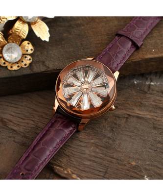Wine Wheel Design Revolving Watch 1