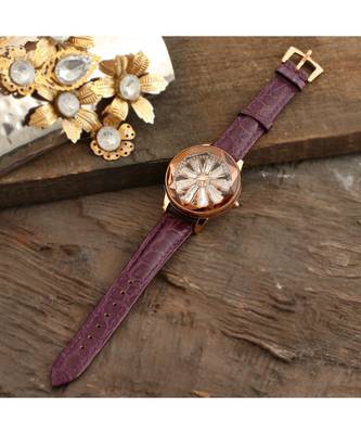 Wine Wheel Design Revolving Watch 2