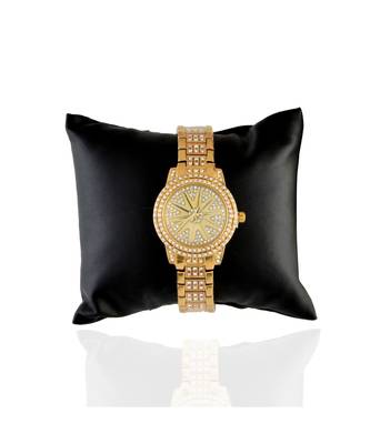 Golden Classy Diamond Designer Party Watch 3