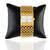 Golden Broad Belt Stylish Party Watch