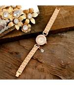Rose Gold Beautiful Sweet N Simple Stylish Watch