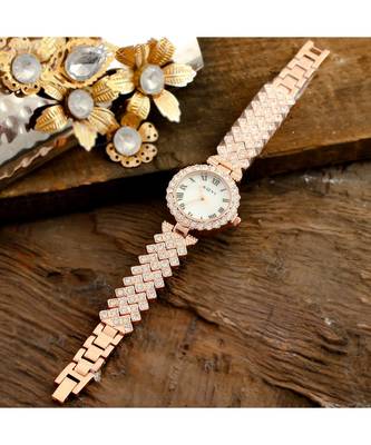 Rose Gold Party Look Full Of Diamond Collection 1
