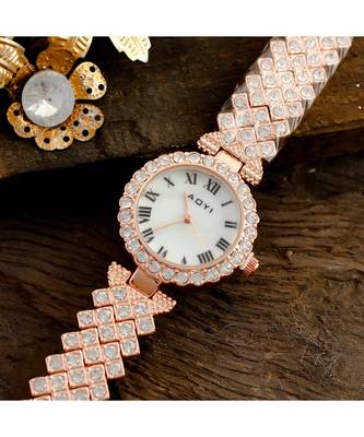 Rose Gold Party Look Full Of Diamond Collection 3