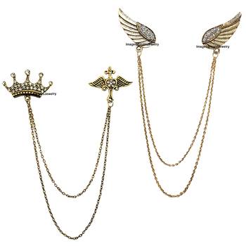 White crystal brooch 1