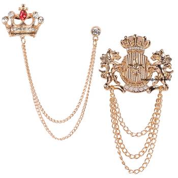 White crystal brooch 1