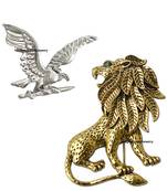 Green crystal brooch