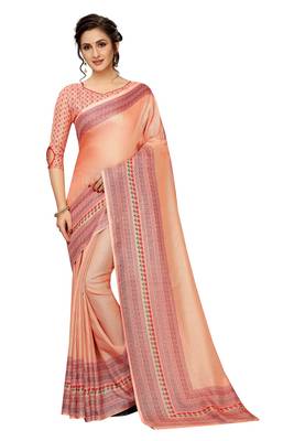 Women'S Designer  Linen Cotton Saree With Designer Blouse 1