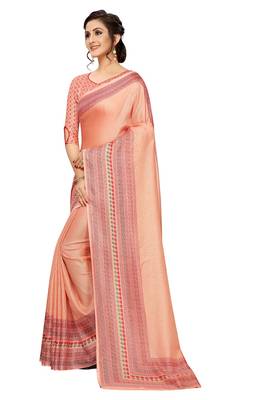 Women'S Designer  Linen Cotton Saree With Designer Blouse 2