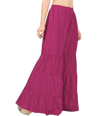 Gajari plain rayon regular_fit sharara 4