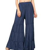 Grey plain rayon regular_fit sharara