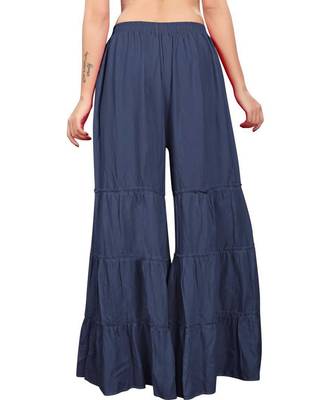Grey plain rayon regular_fit sharara 2