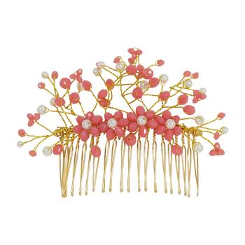 Red pearl hair-accessories 1