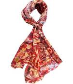 red floral print Viscose scraf