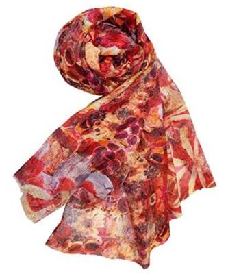 red floral print Viscose scraf 2