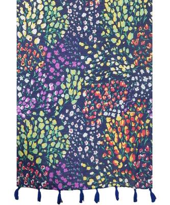multicolor floral print Polyester scraf 2