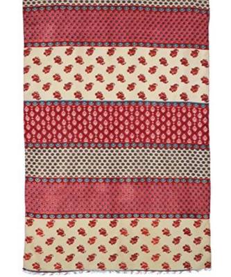 red floral print Viscose scraf 2