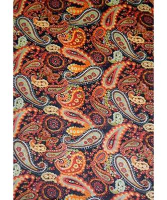 red floral print Polyester scraf 3