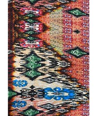 multicolor floral print Polyester scraf 3