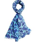 multicolor floral print Polyester scraf