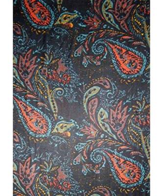 black floral print Polyester scraf 2