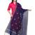 Navy Blue Cotton Silk Embroidered Womens Dupatta