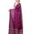 Purple Bhagalpuri Silk Printed Womens Dupatta