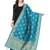 Turquoise Poly Silk Banarasi Womens Dupatta