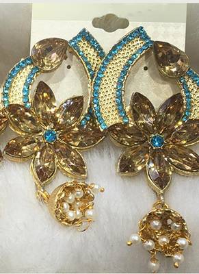 Blue diamond earrings 1