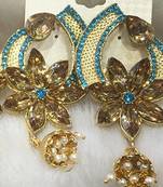 Blue diamond earrings