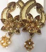 Brown diamond earrings