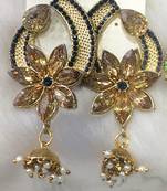 Black diamond earrings