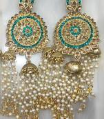 Blue diamond earrings