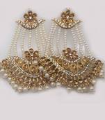 Gold diamond earrings