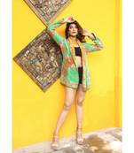 multicolor cotton handmade desinger ladies women western kanth jacket