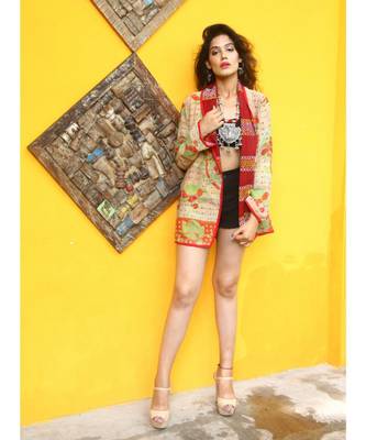multicolor cotton handmade desinger ladies women western kanth jacket 5