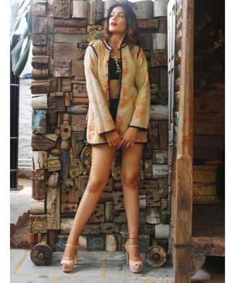 multicolor cotton handmade desinger ladies women western kanth jacket 5